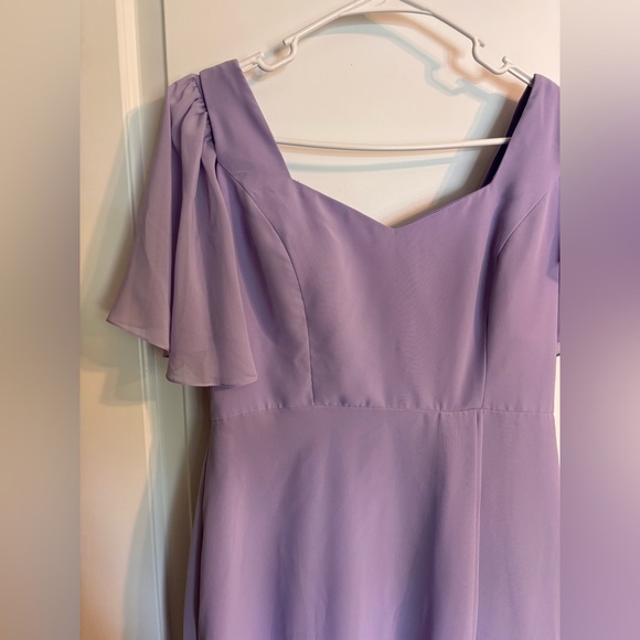 Revelry Bridesmaid Amethyst Formal Prom Dress - Picture 3 of 13